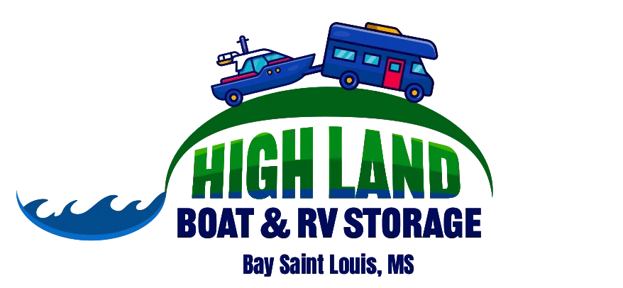 High Land Boat and R/V storage Bay St. Louis Mississippi logo